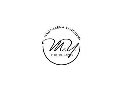 Magdalena Yancheva Photography logo branding design logo