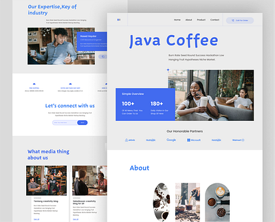 Coffee Shop Website clean design coffee coffee app coffee shop coffee shop website coffee website figma graphic design landing page logo minimal design popular design shop shop website ui website