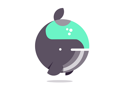 #WeAreTheWhale design geometric illustration illustrator logo ocean retro design vector vectorart whale
