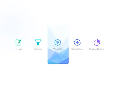 Financial · Icon-02 branding color design icon ui 设计