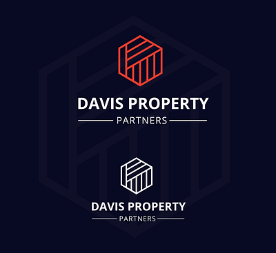 Davis Property Partner : Real Estate Logo brand kit branding graphic design logo logo design professional real estate logo