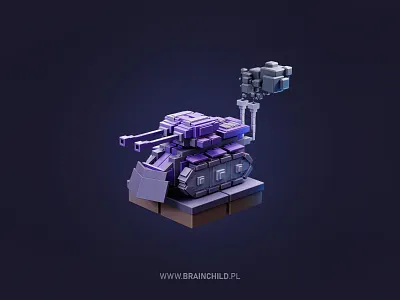 Cube Military TANK | Cube Worlds 08/2022 3d 3d modeling blender blender 3.0 brainchild brainchild.pl design digital art game game design graphic design icon illustration low poly lowpoly model speed modeling tank tutorial vehicle