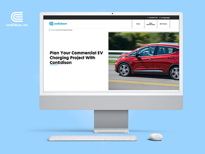 Con Edison UI/UX con edison conedison consolidated edison coumba coumbawin dashboard desktop electric vehicle ev landing page ui uiux user experience user interface ux web design website website design