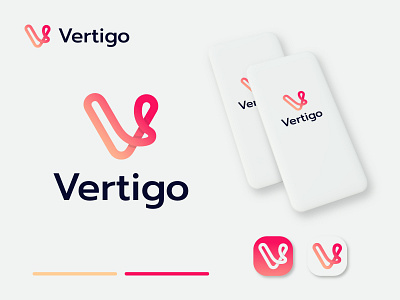 Modern V - Letter Logo Design abstract logo app icon design app logo brand identity brand logo colorful logo company logo creative logo gradient letter mark lettering logo logo design logo designer logo mark logotype modern logo symbol v letter logo v logo website logo
