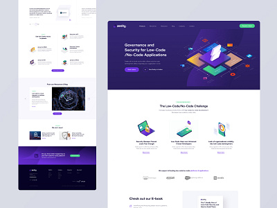 Zenity - Homepage design code concept design lowcode ui ux web webdesign website