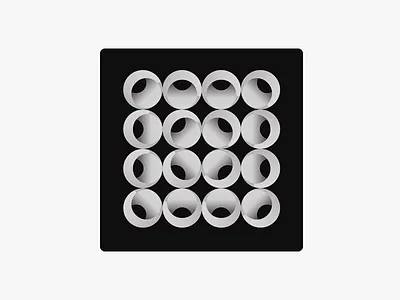 abstract circles abstract black circles design grain illustration illustration art merging pattern square vector white