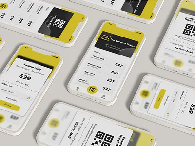 Parkit - Valet App app car cars design e parking latest mobile app park parking ui valet yellow