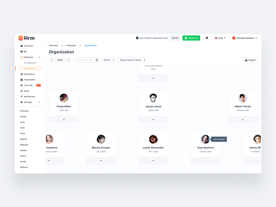 Company Organization - HRM Product hrm organization product product design structure ui uidesign ux web