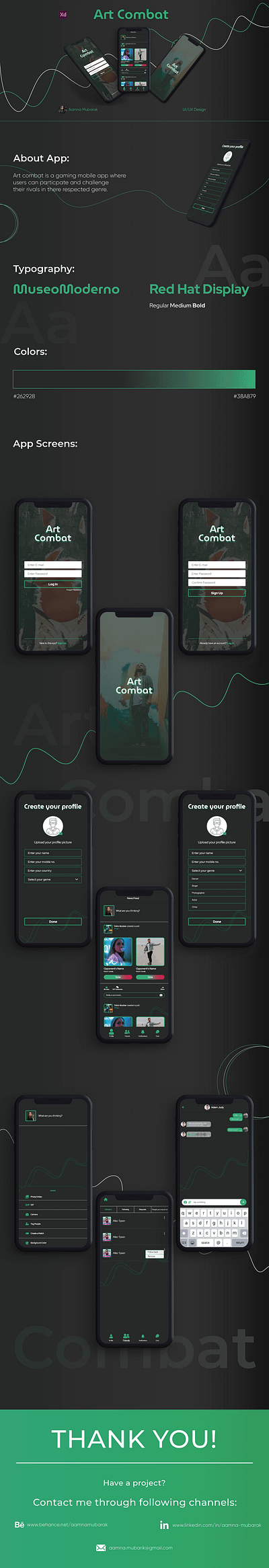 Art Combat adobe xd app application art design high fidelity mockup mobile app design ui user interface design ux