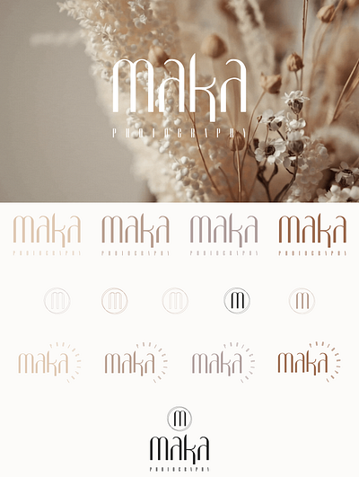 MAKA Photography | Visual Identity branding brandstylist design graphic design logo logotype