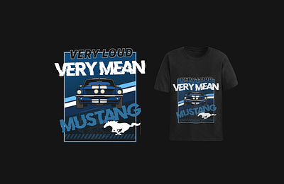 Mustang T-Shirt Design brand kit branding design graphic design illustration logo logo design vector