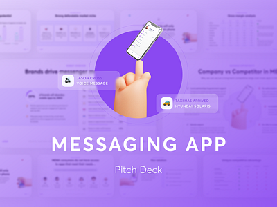 Mobile app Pitch Deck Presentation app business presentation investor deck investor pitch keynote presentation messaging app messenger mobile app pitch deck design powerpoint presentation presentation design