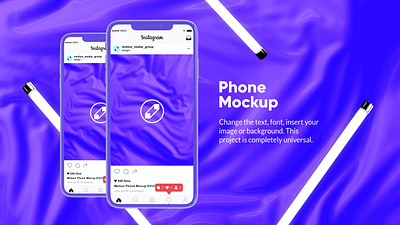 Colorful iPhone Mockups abstract application clean colorful colorful phone device digital display elegant luxury mockup phone phone mockup presentation realistic rich simple smartphone theme ui