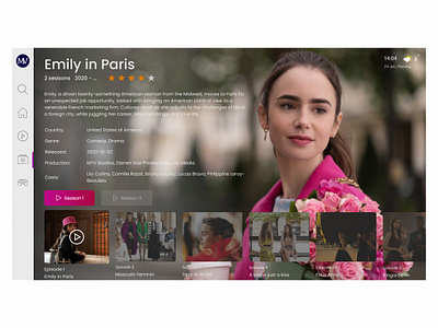 TV App Design design figma design smart tv app ui ux