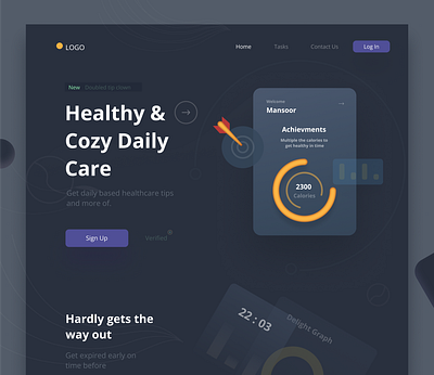 Healthcare Design colors concept crypto design figma idea illustration mansoor new ui unlikeothers ux webdesign