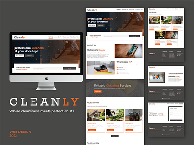 Cleanly adobe xd branding design high fidelity mockup prototyping service provider ui user interface design web design website wireframe