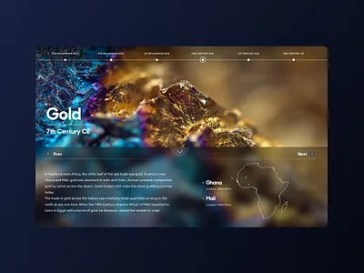 Global Trade History advertising design responsive typography ui design ux website