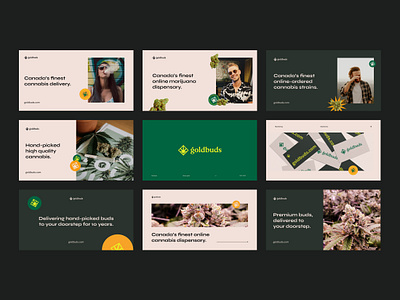 Goldbuds | 2021 2021 ad brand branding canada cannabis design graphic design legal logotype marketing nikola obradovic design print design typography visual identity weed