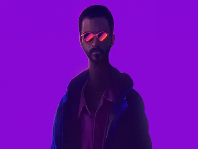 Men's Palette 2d animation cover art design digital painting fashion fashion illustration illustration magazine cover sun glasses