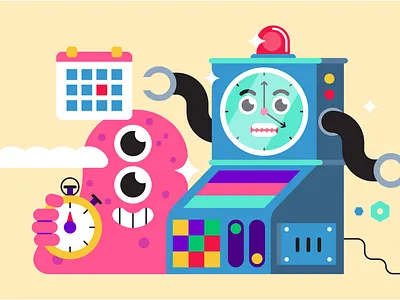 Web Iconography #2 character characters design graphics icon icons illustration illustrator procreate vector web