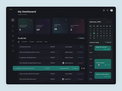 Business Strategy Dashboard UI/UX | StrategyPoint task management