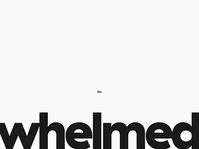 Where I am minimal rebus type typography
