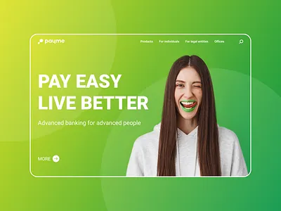 PayMe Homepage branding design graphic design logo minimal ui uxui web design