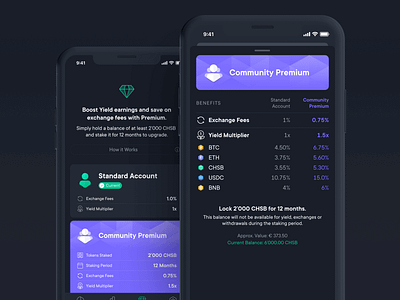 Dark Mode - SwissBorg Community Account upgrade account account upgrade android dark dark mode dark theme ios mobile app night mode upgrade