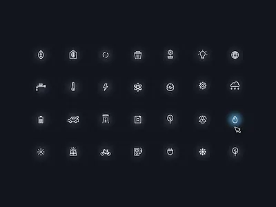 Sustainability icon set design icon set sustainability ui vector