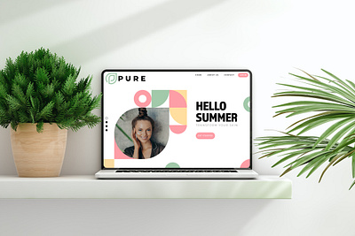 Pure - landing page landing page