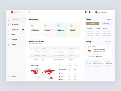 Dashboard blockchain certification admin adobexd blockchain concept design dash dashboard system uidesign uxdesign web webdesign website websystem