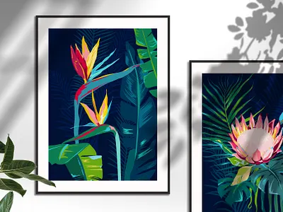 Blossom Africa branding design flower illustration pattern tropical vector