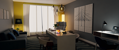 Chess Apartment Archviz 3d art blender blender3d chess design illustration