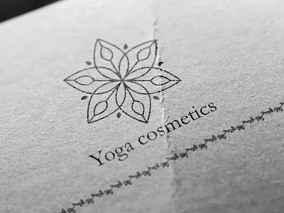 Logo - Yoga cosmeics adobe branding cosmetcis design dribbble graphic graphicdesign illustrator logo mockup photoshop