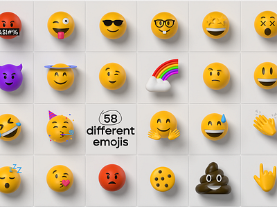 3d emoji illustrations 3d 3d emoji 3d illustration icon ui yellow