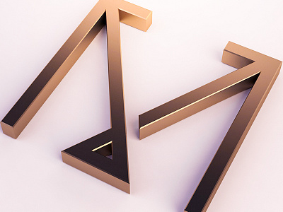 MV Logo 3d branding c4d cinema4d logo