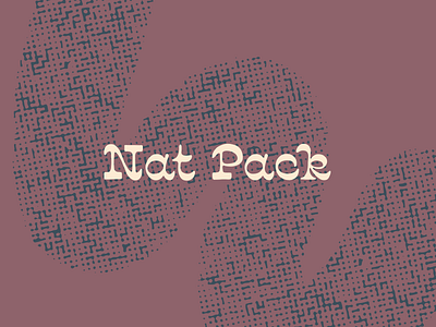 Nat Pack Natural Wine Logo alcohol hand drawn illustration logo naturalwine paradise texture vector wine wine bottle wine glass