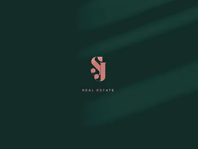 SJ Real Estate Logo Design branding creative creative logo design illustration letter logo logo logo design minimal logo minimalist typography logo