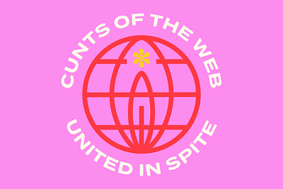 cotw united in spite feminine logo pink vagina woman