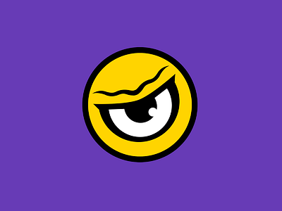 Logo design for The Cyclops Ring brandidentity branding design eye eyelogo graphic design isotype logo logodesign logotype purplelogo yellowlogo