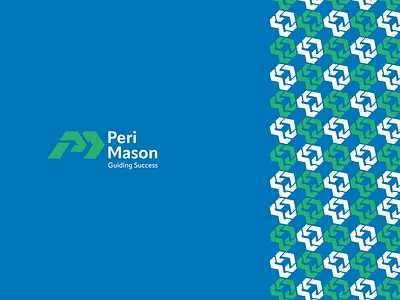 Peri Mason logo design arrowlogo bluelogo brandidentity branding design graphic design greenlogo illustration logo logodesign logotype mlogo plogo