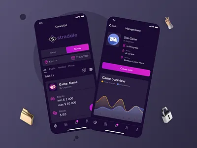 Financial Assistant to the Poker World / Mobile App / Dark Theme branding clean design dark theme figma finance ios app mobile app mobile design poker ui