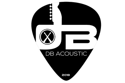 DB Acoustic Logo branding design icon illustration logo typography vector