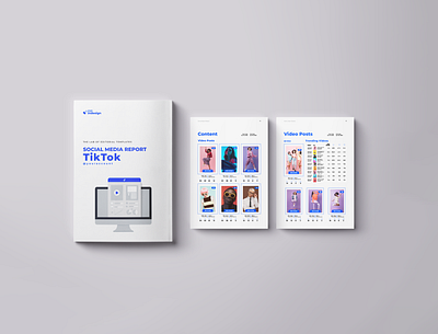 TikTok Analytics Templates adobe illustrator illustrator template tikok templates tiktok analytics template