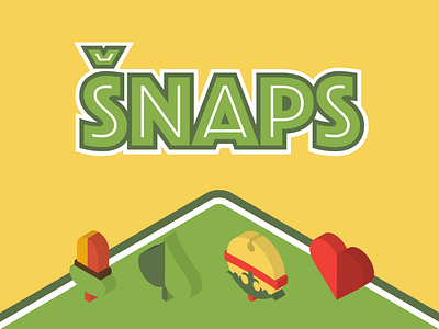 Šnaps Illustration art direction branding graphic design illustration isometric isometry logo online playtoy snapszer typography