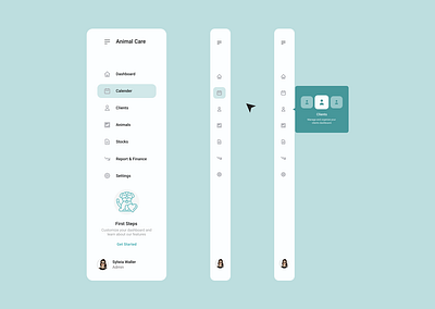 Sidebar Navigation app design figma graphic design landing page sidebar navigation ui