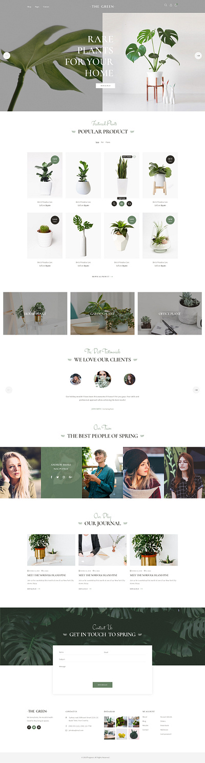 The Green Houseplants & Gardening WordPress Theme - Opal_WP ecommerce florist flowers garden store gardeners gardening houseplants landscape landscaping opal wp plants responsive shop store the green theme tree services woocommerce wordpress wordpress theme