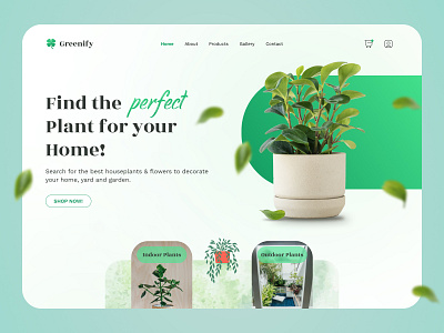 Plant E-commerce Website Exploration landing page landing page design plant plant buying website plant website plants ui uidesign uiux uiux design webdesign website website design