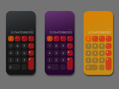 Mobile Calculator Design app appdesign calculator design ui uidesign ux uxdesign