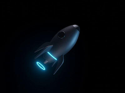 Rocket 3d animation cartoon cute fire fly future motion graphics rocket universe